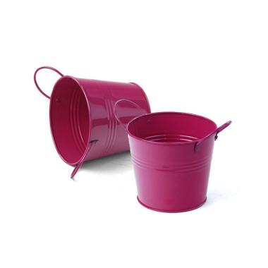 5  tin pot berry pink by03 1bp wholesale metal containers pails
