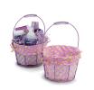 small wire basket round purple cloth lining single sy350 1sprp wholesale