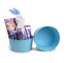8  round tin tub light blue by18 1lb wholesale metal containers
