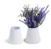 small tin frusta vase white by301 1w wholesale metal containers pails pots