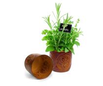 solid iron lathe pot with embossed mandala design rust finish by76 1rst wholesale