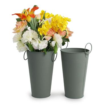 french bucket powder coated green by883 1gr wholesale metal containers market