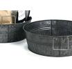 12  oil rubbed galvanized round tub ribbed base by22 1gi wholesale metal