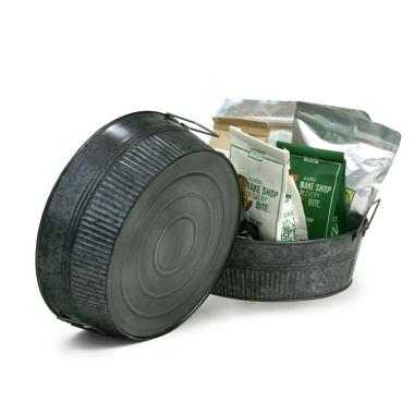 12  oil rubbed galvanized round tub ribbed base by22 1gi wholesale metal