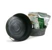 12  oil rubbed galvanized round tub ribbed base by22 1gi wholesale metal