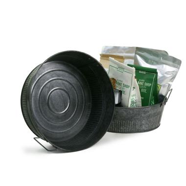 12  oil rubbed galvanized round tub ribbed base by22 1gi wholesale metal