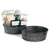 12  oil rubbed galvanized round tub ribbed base by22 1gi wholesale metal