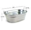 20  oval galvanized large tub by34 1 wholesale metal containers tubs