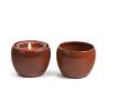 3  solid spun iron dark brown bowl bn01 1br wholesale metal containers