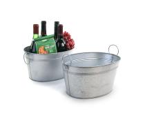 12  galvanized oval deep tub acid wash finish by29 1aw wholesale