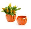 5x4 solid iron metal pot pumpkin bn77 1pk wholesale containers pails