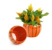 5x4 solid iron metal pot pumpkin bn77 1pk wholesale containers pails