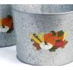 10  galvanized pot embossed harvest by10 1ht wholesale metal containers pails