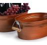 oval tub antique copper reproduction by873 1cowd wholesale metal containers tubs