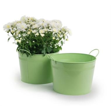 10  metal pot lime green by96 1lg wholesale covers
