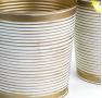 9  metal bucket tall ribbed gold finish by122 1srg wholesale pot covers