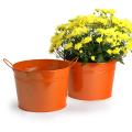 10  metal pot orange by96 1or wholesale covers