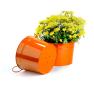 10  metal pot orange by96 1or wholesale covers