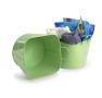 85  metal embossed paw print bucket lime green by02 1plg wholesale