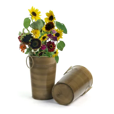 5.5" French Bucket Antiqued Sand
