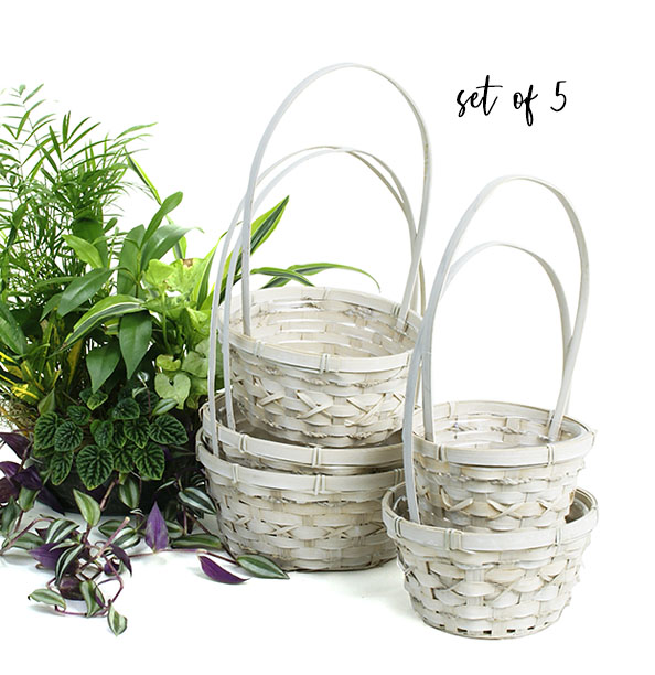set of 5 baskets