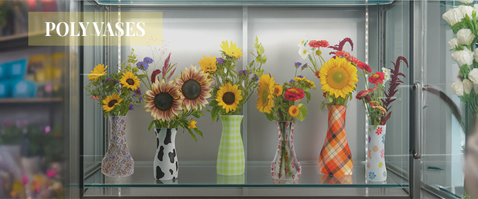 Poly Collapsible Vases