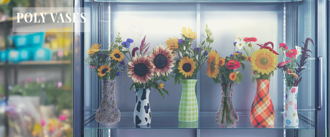 Collapsible Floral Vases