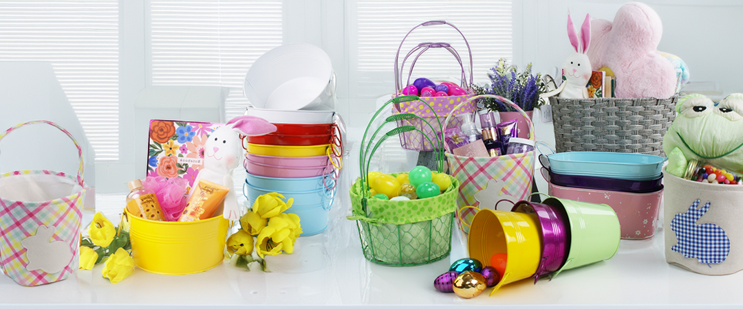 Colorful Gift Basket Packaging